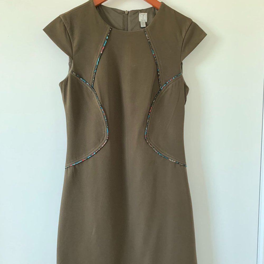 Tunic Sleeveless Causal Dress in Dark Green Color
